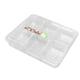 thumbnail image 4 of Caja de condimentos Sincero plástico resistente al calor 6 rejillas gran capacidad, 4 of 10