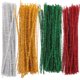 thumbnail image 2 of RomaMX Glitter de 400 piezas Tallos de chenille de color chenilla hechos a mano Suministros de manualidades, 2 of 8