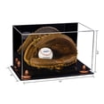 thumbnail image 2 of Acrylic Baseball Catchers Glove Display Case with Mirror and Orange Risers (A011-OR), 2 of 2