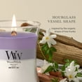 thumbnail image 4 of WoodWick Amethyst Sky Medium Hourglass Trilogy Candle, 4 of 8
