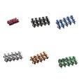 thumbnail image 2 of Ensemble de 10 Boulons de Moto en Alliage d'Aluminium Universel Vis Écrous Modification de Corps Remplacement Entretien Vert, 2 of 9