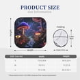 thumbnail image 3 of Naloa Jungle Path Glowing Mushrooms Print 2-Piece Windshield Sunshade,Foldable Car Front Window Sun Shades,for Most Sedans SUV Truck-Medium, 3 of 6