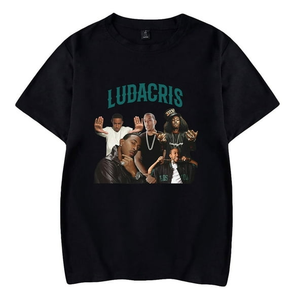 ludacris Casual short sleeve cotton T-shirt men's women's summer short sleeve