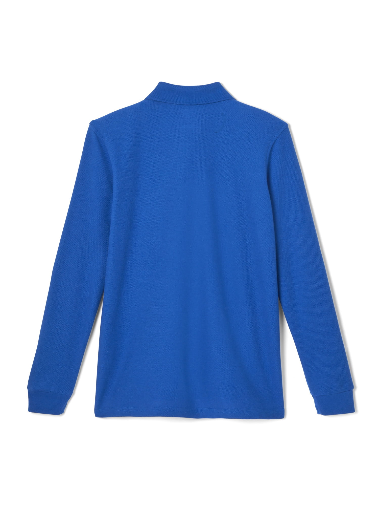 French Toast Boys School Uniform Long Sleeve Pique Polo Shirt, Sizes 4-20