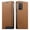 Brown, variant on Wallet Case for Honor X6C Flip Phone Case with Card Slots, Cash Pocket, Kickstand, Magnetic Closure & Wrist Strap, TPU Soft Shell Cover Red