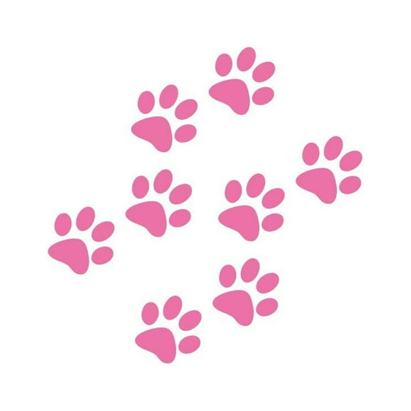 Car Sticker Cat Paw Print Car Sticker Vinyl Motorcycle Decoration Sticker
