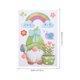 thumbnail image 2 of ADDHAT 9Ud Stickers Para Ventana De Resorte Decorativos Con De Flores Y Duendes Coloridos, 2 of 8