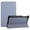 Light Purple, variant on For Alcatel Joy Tab 2 Trifold Magnetic Closure Pu Leather Case Cover - Black