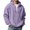 AB194 Light Purple, variant on Bainana Half Zip Hoodies For Mens Long Sleeve Breathable Hoody Solid Color Hooded Tops Everyday Wear Fall Outfit Size L