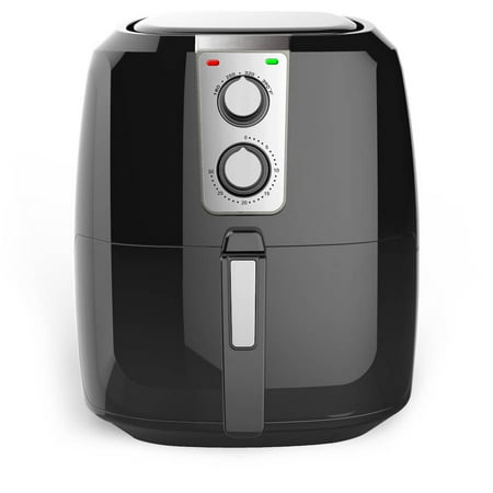 La Gourmet 5.5 Liter Manual Air Fryer, Black