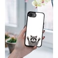 thumbnail image 5 of WIRESTER Shockproof Soft Rubber Cover Case for Apple iPhone 16e 6.1" 2025, Raccoon Hands Out, 5 of 5