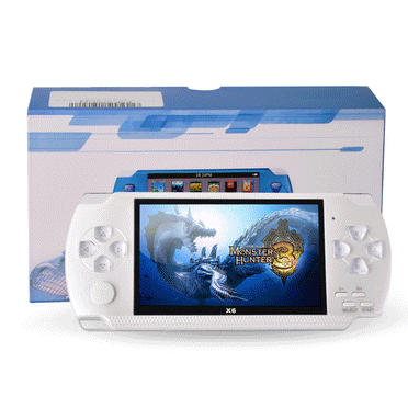 Over 9999 Free Games Electronic Games For Kids ages 8  Gameboy，White/8 GB/4.3 inch Screen