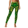 thumbnail image 5 of Oplxuo St Patricks Day Leggings for Women Casual Shamrock Leggings Irish Green Pant Soft Tummy Control Workout Yoga Pants, 5 of 7