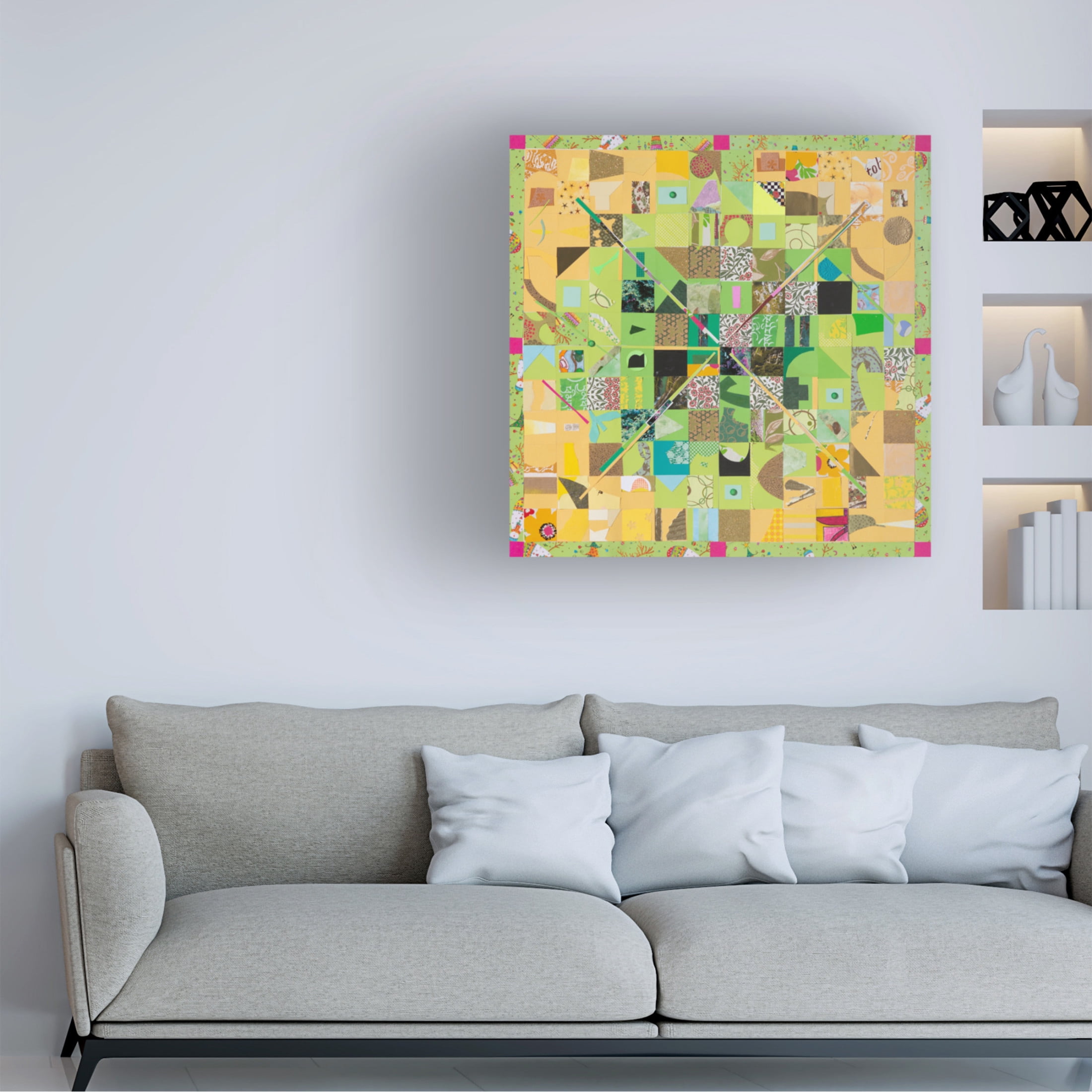 Trademark Fine Art Pamela Fingado It Looks Like Spring Canvas Wall Art