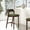 Turtle Green, variant on Patricia Modern Wood Upholstered Barstool in Black