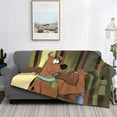 thumbnail image 3 of Saiise Scooby-Doo Ax Throw Blanket 50"x40" ,Soft Lightweight Cozy All Season Blanket for Bed,Couch,Car, 3 of 8
