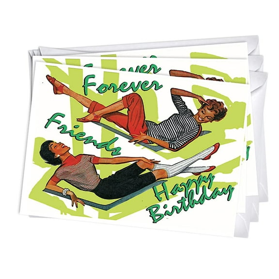 Lounge Chairs Best Friend Womens Birthday Greeting Cards | 3 Pack Set (5x7)