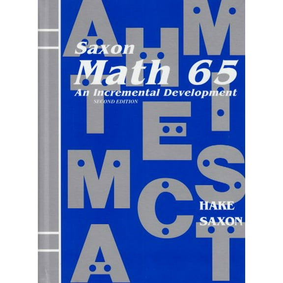 Pre-Owned Student Edition 2001 (Saxon Math 6/5) Paperback