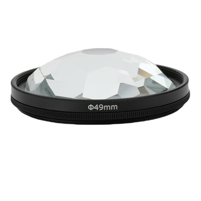 Kaleidoscope Filter, Kaleidoscope Glass Prism Lens Filter Compatible with DSLR and Mirrorless Cameras, Camera Effect Filters Fractal Photography for Repeated Subjects