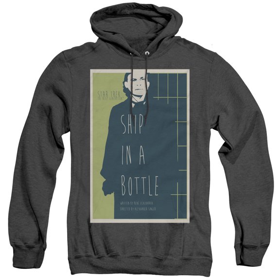 Star Trek Tng Season 6 Episode 12 Adult Heather Hoodie Sweatshirt Black