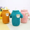 thumbnail image 4 of NIBOLOG Dog Pullover Eye-catching Comfortable Cute Bear Pattern Pet Dog Two-legged Clothes for Daily Wear, 4 of 7