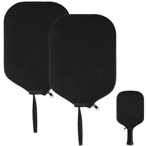 Zehuanyu 2 Pcs Pickleball Covers for Paddles Racket Cover Woman 29.50X21.00X2.00CM Black