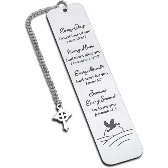 Bible Verse Bookmarks Christian Gifts for Women Men Baptism Gifts First Communion Gifts for Boys Catholic Gifts Easter Religious Sober Birthday Graduation Gift Her Him Teen Girl Christmas Book Lover