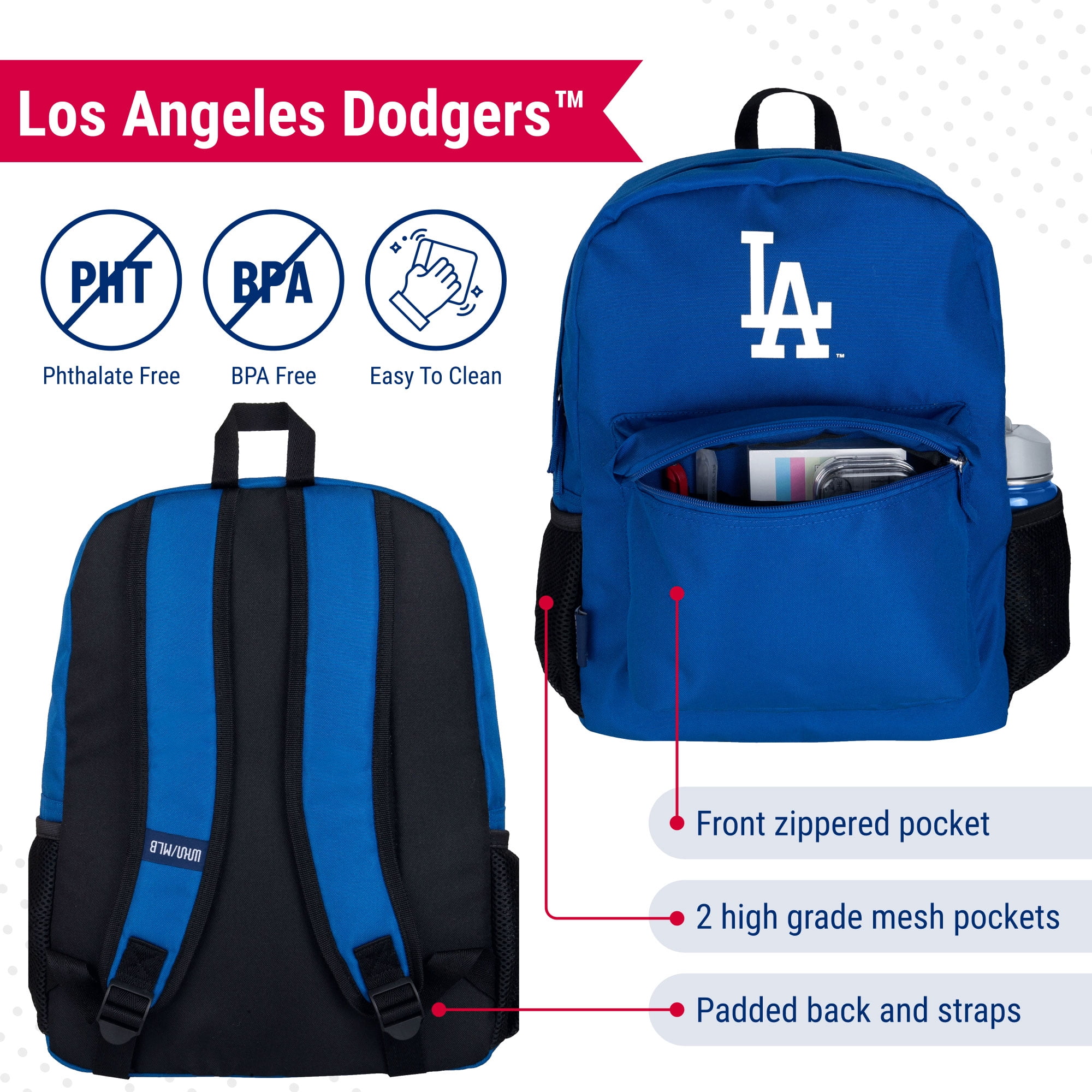 Los Angeles Dodgers™ MLB 16 Inch Backpack