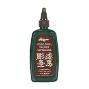 Kuro Sumi Japanese Tattoo Color Ink Pigments, Vegan Professional Tattooing Inks, Bamboo Green, 4 Ounce