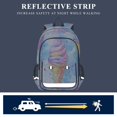 thumbnail image 5 of FORMRS Unisex School Backpack 17" Student Travel Bag with Laptop Compartment, Watercolor Ice Cream Pattern, 5 of 7