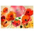thumbnail image 3 of Tiptophomedecor Floral Wallpaper Wall Mural - Velvet Poppies, 3 of 4
