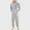 Gray, variant on Hot Fall Cool Price Men Long Sleeve Hooded Jumpsuit Pajamas Casual Winter Warm Rompe Sleepwear One-piece leggings Sweat Pants For Men Brown Size 8