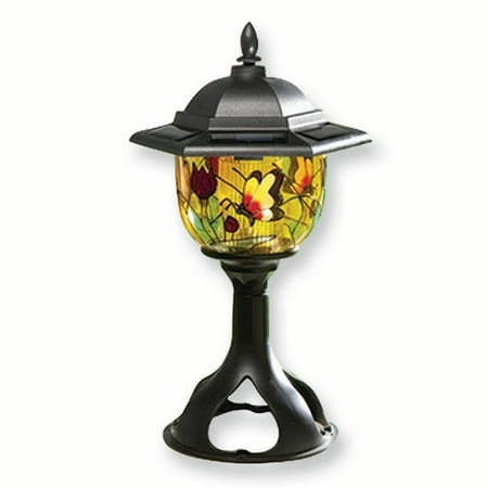 Nautical Outdoor Lighting - Tiffany Style Solar Outdoor Light Figurine Floral Garden Nautical Hostes Household Entertaining Picnic Beach Gifts For Women For Her