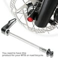 thumbnail image 3 of Black 100/130mm MTB Quick Release Skewers for Road Bicycles - Durable Cycling Upgrade Bienvenido, 3 of 8