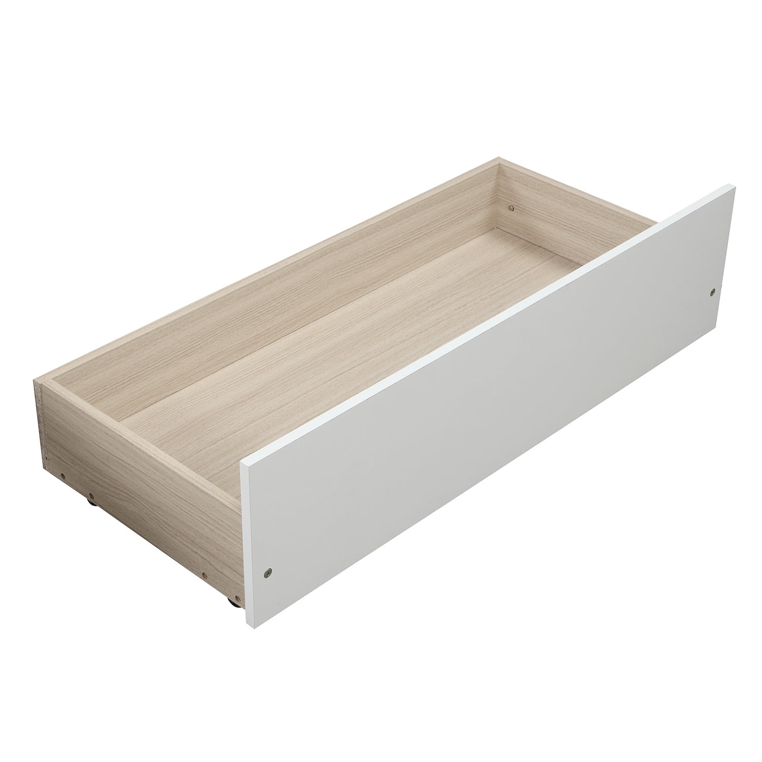 Kadyn Wooden Twin Platform Bed Frame, Storage Bed Platform Bed Frame with Two Drawers and Headboard, Modern Twin Size Bed Frame for Kids Adults, White Kadyn Wooden Twin Platform Bed Frame, Storage Bed Platform Bed Frame with Two Drawers and Headboard, Modern Twin Size Bed Frame for Kids Adults, White
