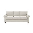 thumbnail image 3 of Oadeer Home 78" Round Modern Classic Linen Blend Fabric Arm Sofa in Beige, 3 of 10
