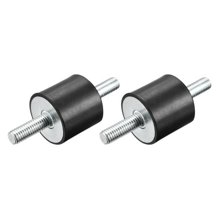 

Rubber Mounts 2 Pack M8x23mm Male Vibration Isolator Shock Absorber D30mmxH25mm