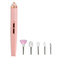 thumbnail image 2 of Electric Nail Grinding Machine LED Lighting 4 Gear Adjustable Rechargeable Nail Drill Machine Pink, 2 of 4
