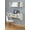 White Table And Hutch, variant on Basicwise Wall-Mounted Computer Desk with Storage Shelves Floating Laptop Table for Home Office or Study Room Foldable Workstation with Compartments for Books Office Supplies and Decor, White Finish