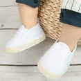 thumbnail image 3 of Infant Baby Girls Boys Canvas Shoes Soft Sole Toddler Slip On Newborn Crib Moccasins Casual Sneaker Austin Boy's Flat Lazy Loafers First Walkers Skate Shoe, 3 of 6
