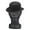 Matt Black, variant on FITYLE Male Mannequin Head Bald Head, Display Model,Hat Display, Versatile, Jewellery Model Head for Headphone Hairs Hat Matt Black