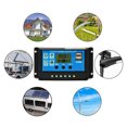 thumbnail image 4 of Sidaley Controlador Función estable LCD prolongado Doble USB Instalación práctica Regulador 30A Diseño único Carga solar Electrónica miscelánea, 4 of 6