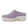 thumbnail image 3 of Zapatos de tenis informales para mujer, zapatos para caminar para mujer, zapatillas fáciles de poner, calzado de calcetín sin cordones, zapatillas de deporte de fondo grueso para exteriores para mujer, 3 of 5