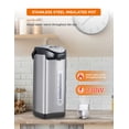 thumbnail image 5 of Commercial Chef Electric Hot Water Dispenser, 730W Stainless Steel Water Boiler with 5.8 Qt. Capacity, Chlorine Removal, CHHWD10B, Stainless/Black, 5 of 8