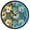 Sleeping Lion and Leaf, variant on Dailycode Night Light Wall Clock Glow in The Dark 12 inch Battery Operated Silent Luminous Clocks, Flower Seacoast