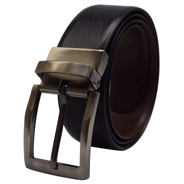 Mens Reversible Belt Black Brown Dress