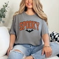 thumbnail image 2 of Varsity Spooky Bat Distressed - Garment Dyed Tee, 2 of 4