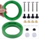 thumbnail image 1 of Kit de Reemplazo de Tanque de Inodoro, Paquete de 2 Juntas de Tanque de Inodoro de 3 Pulgadas, Pernos y Otras Piezas Esenciales para AS738756-0070A, 1 of 8