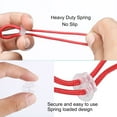 thumbnail image 5 of 100 Pcs Spring Cord Locks Plastic End Fastener Double Holes Clip Rope Toggle Stoppers Sliders, Clear, 5 of 7