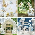 thumbnail image 5 of 129pcs White Balloons Different Sizes 18 12 10 5 Inch for Garland Arch,Party Latex Balloons for Birthday Party Wedding Anniversary Baby Shower Party Decoration, 5 of 14
